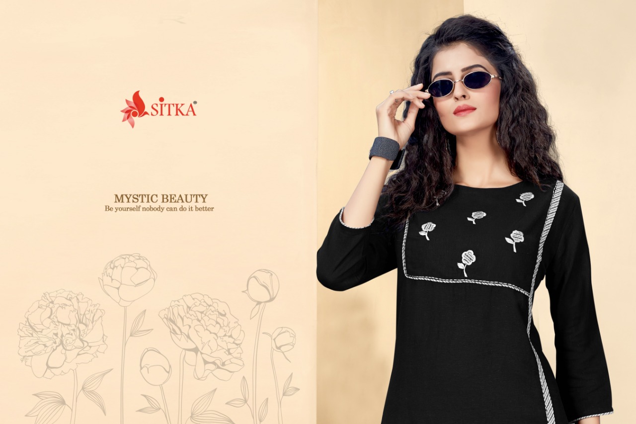 Shagun By Sitka Designer Cotton Running Wear Kurti With Pant Collection