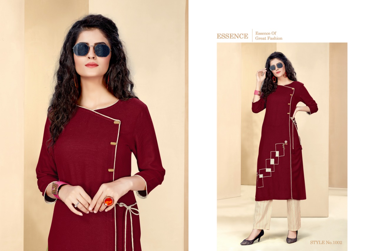 Shagun By Sitka Designer Cotton Running Wear Kurti With Pant Collection