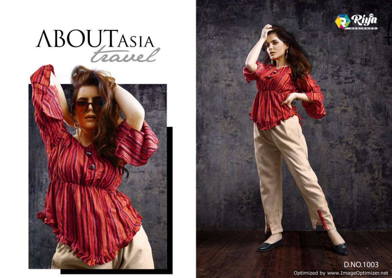 Western Vol 1by Riya Cotton Stylish Top With Bottom