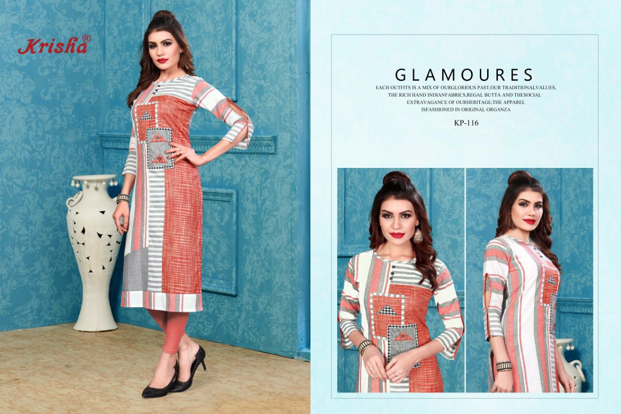 D Kp116 Casual Kurtis By Krisha