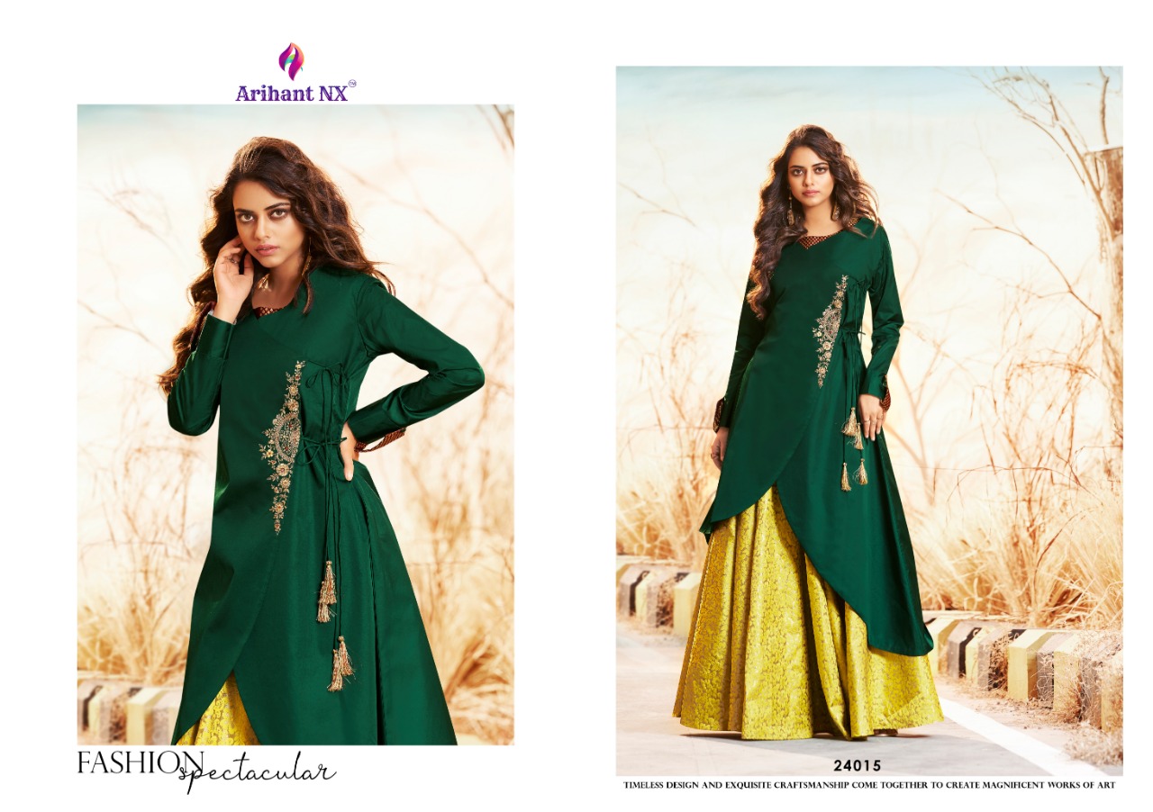 Aarohi Vol 2 By Arihant Designer Kurti With Lehenga Collection