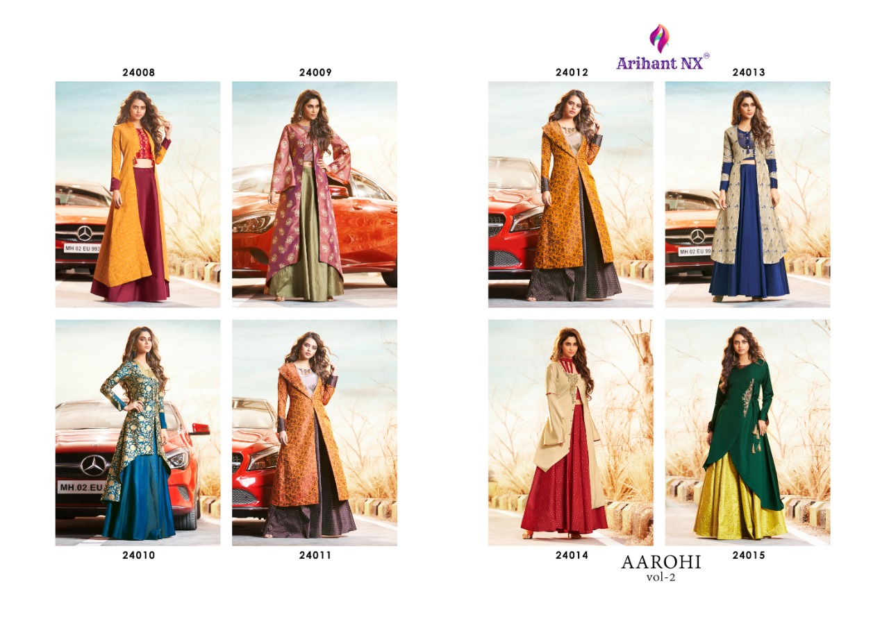 Aarohi Vol 2 By Arihant Designer Kurti With Lehenga Collection