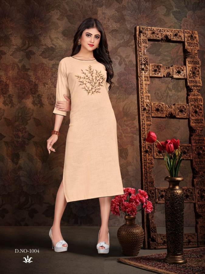 Aarya By Gf Cotton Printed Casual Wear Kurti Collection
