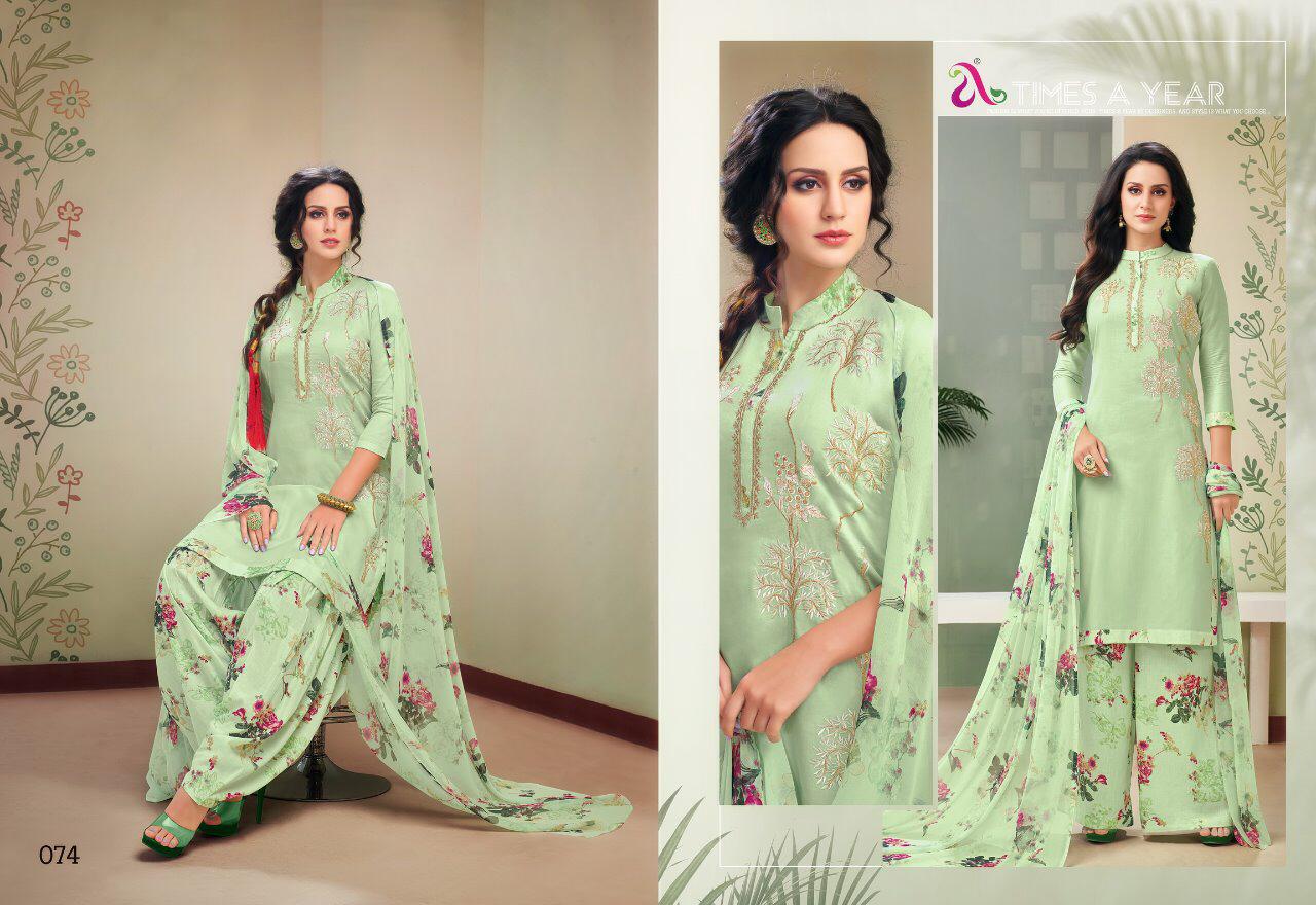 Rhoma By Angroop Plus Jam Cotton Designer Dress Material
