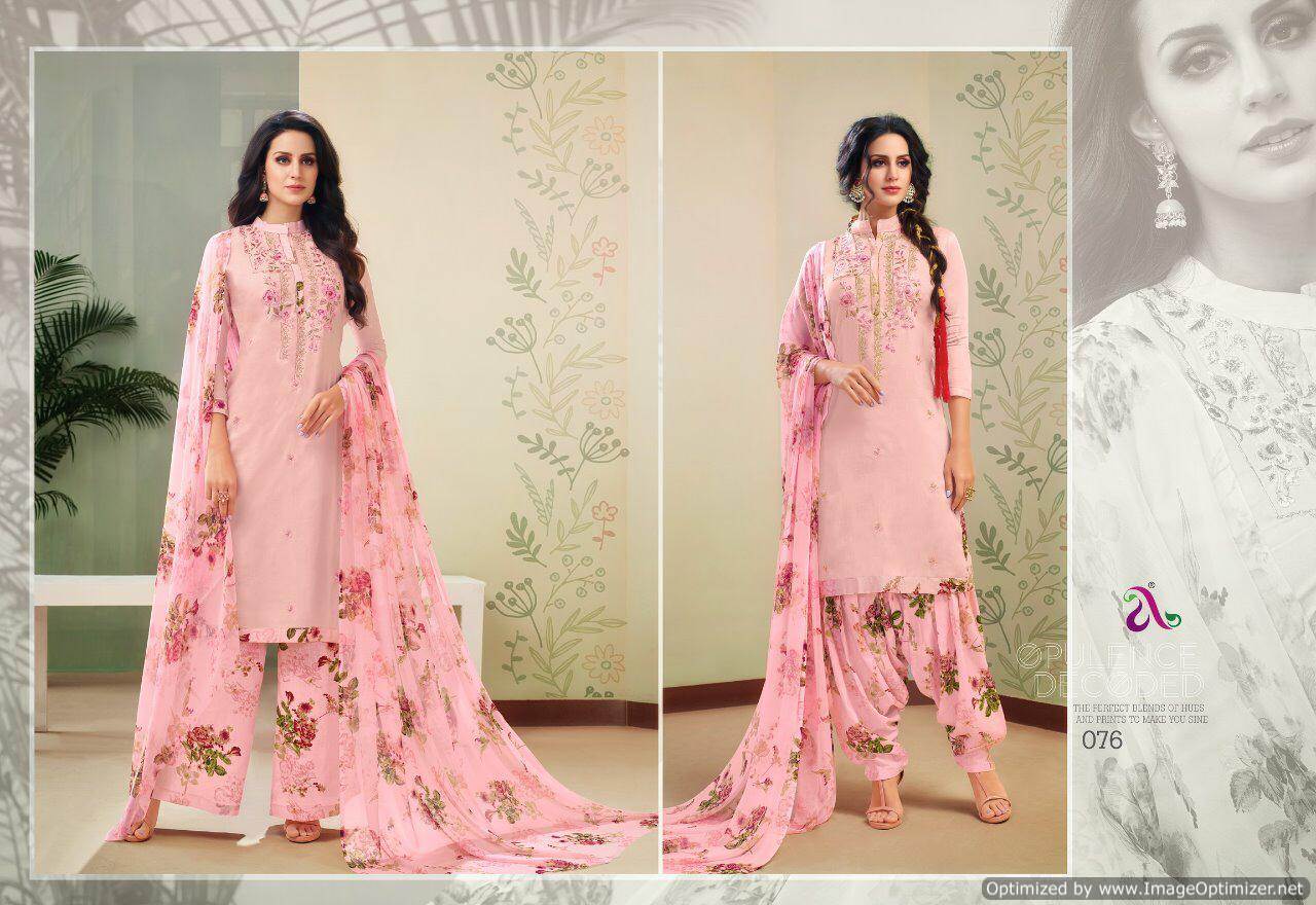 Rhoma By Angroop Plus Jam Cotton Designer Dress Material