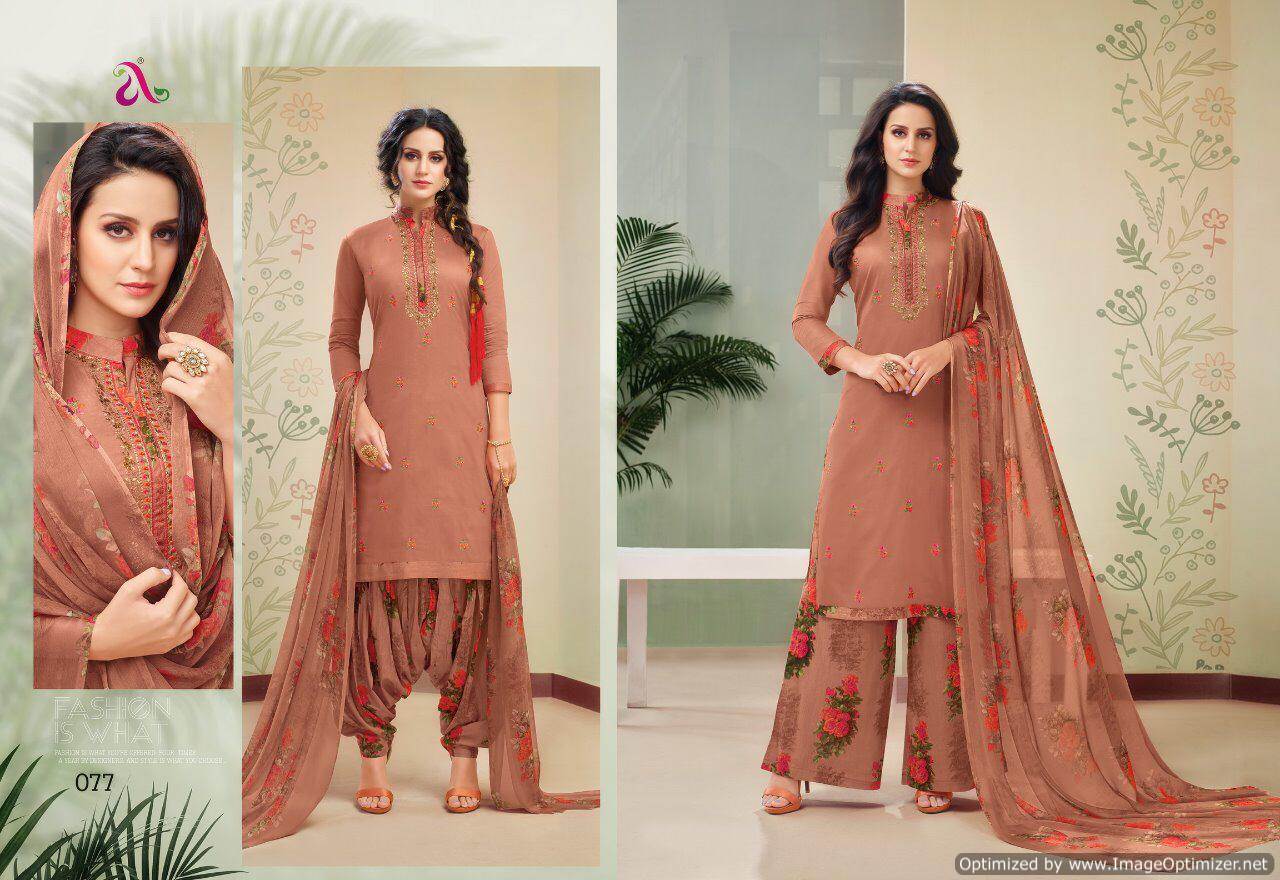 Rhoma By Angroop Plus Jam Cotton Designer Dress Material