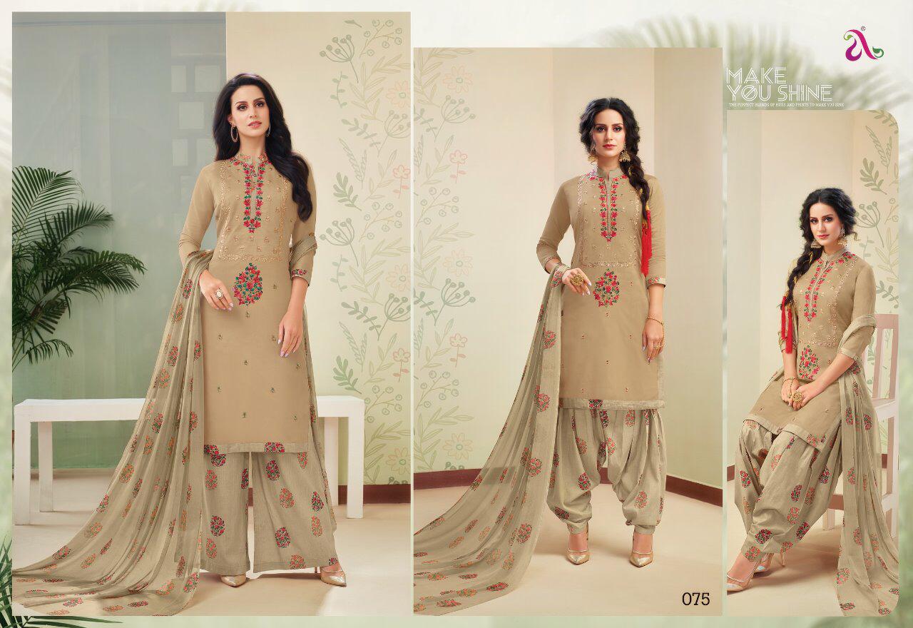 Rhoma By Angroop Plus Jam Cotton Designer Dress Material