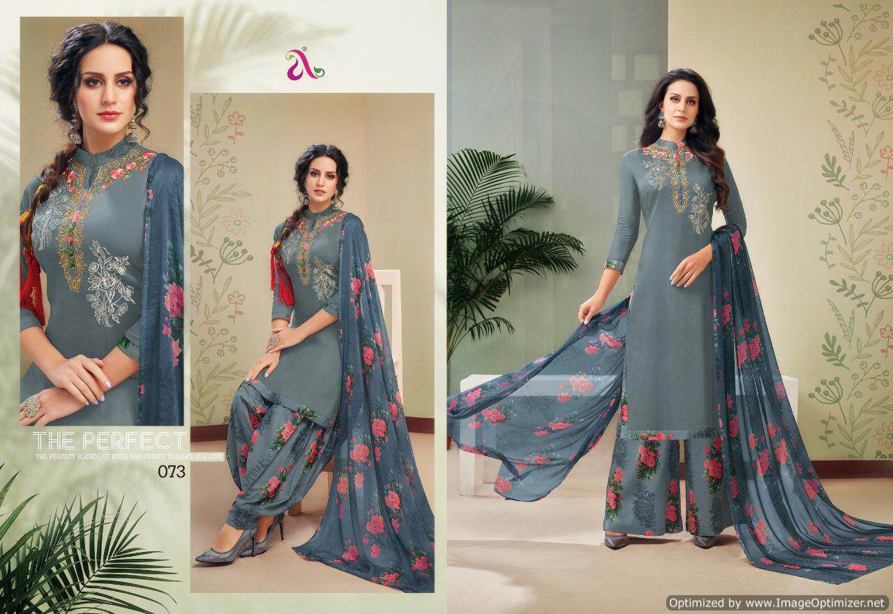 Rhoma By Angroop Plus Jam Cotton Designer Dress Material
