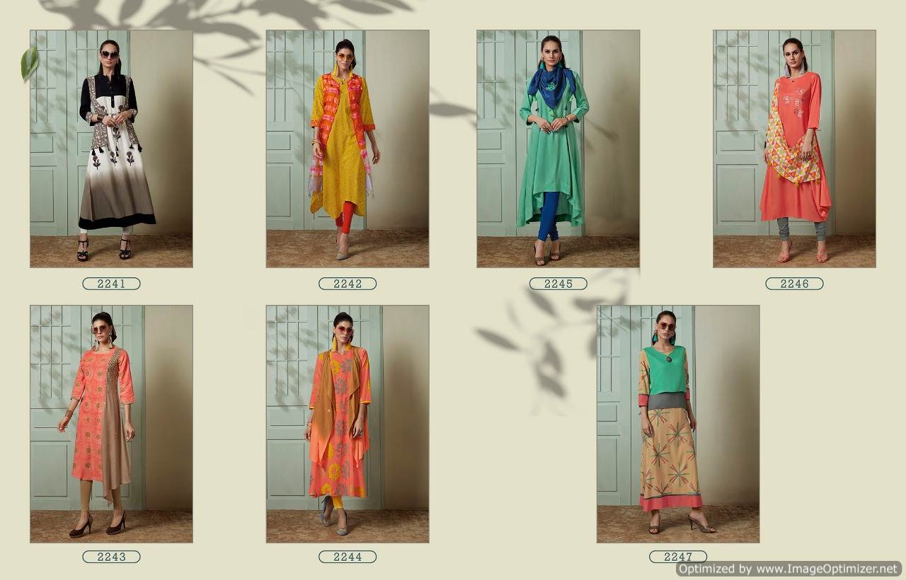 Aspire By Rangoon  Designer Long Kurtis Collection