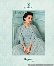 Begam Vol 3 By Sajawat Designer Salwar Kameez Collection