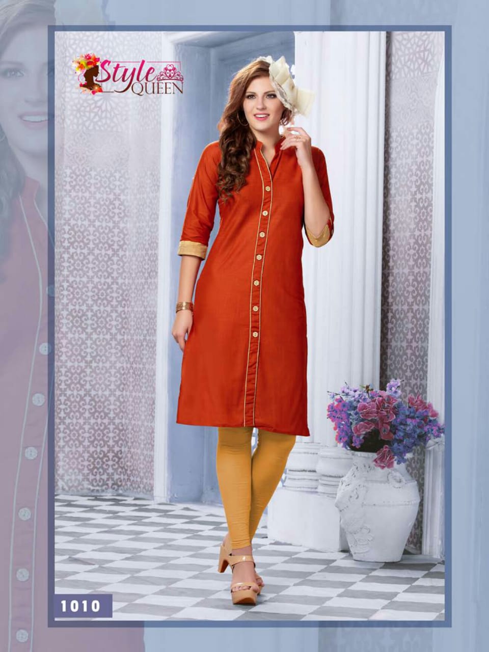 Blinkk By Jagdamba Casual Wear Cotton  Kurtis Catalogue