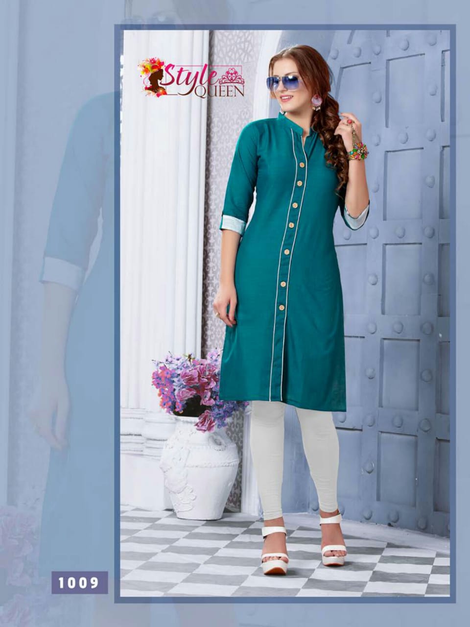 Blinkk By Jagdamba Casual Wear Cotton  Kurtis Catalogue