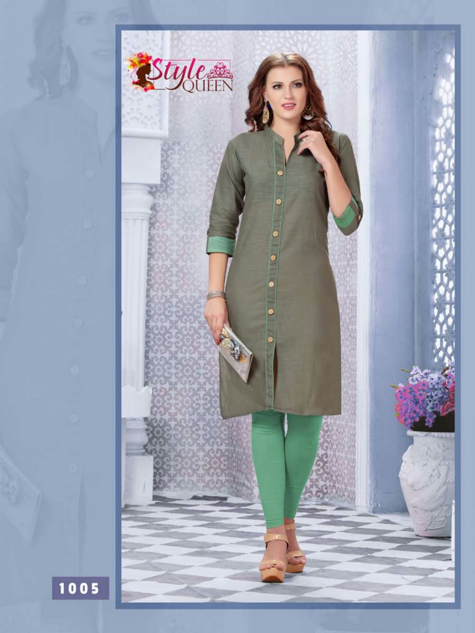 Blinkk By Jagdamba Casual Wear Cotton  Kurtis Catalogue