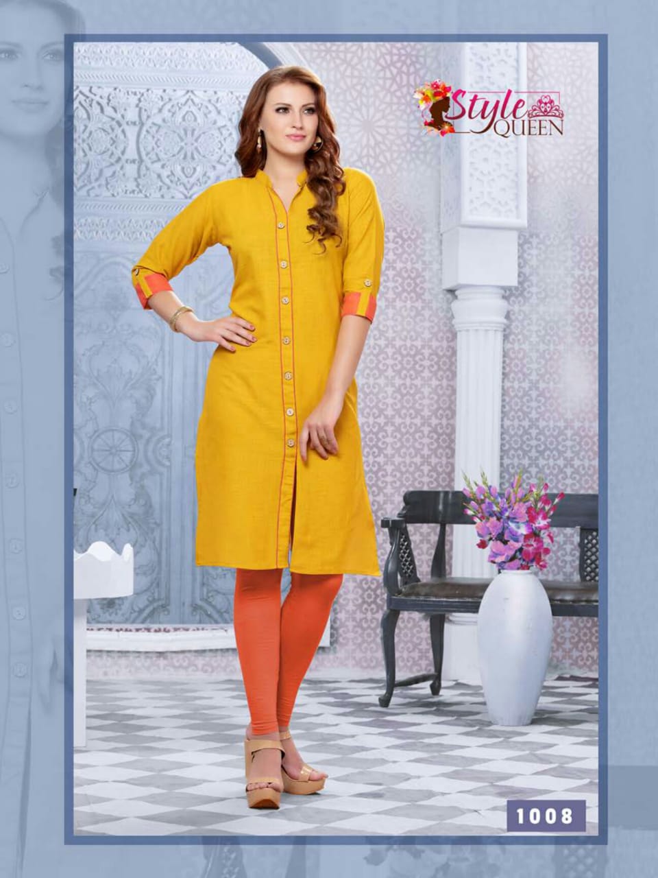 Blinkk By Jagdamba Casual Wear Cotton  Kurtis Catalogue