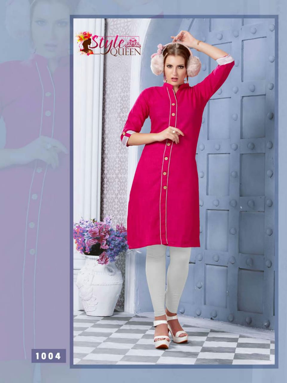 Blinkk By Jagdamba Casual Wear Cotton  Kurtis Catalogue