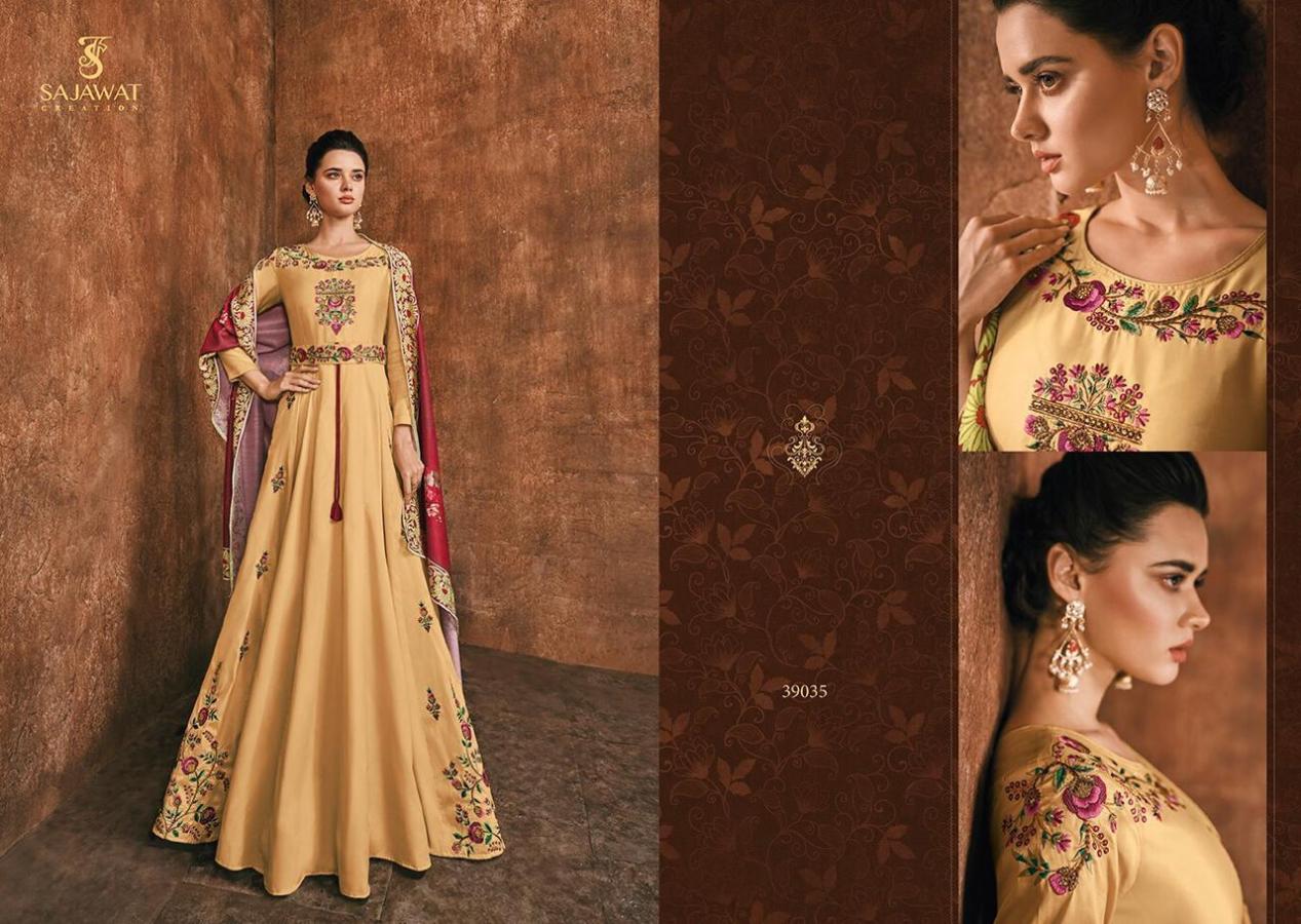 Bride 5 Nx By Sajawat Wedding Wear Digital Printed Ethnic Kurtis Collection