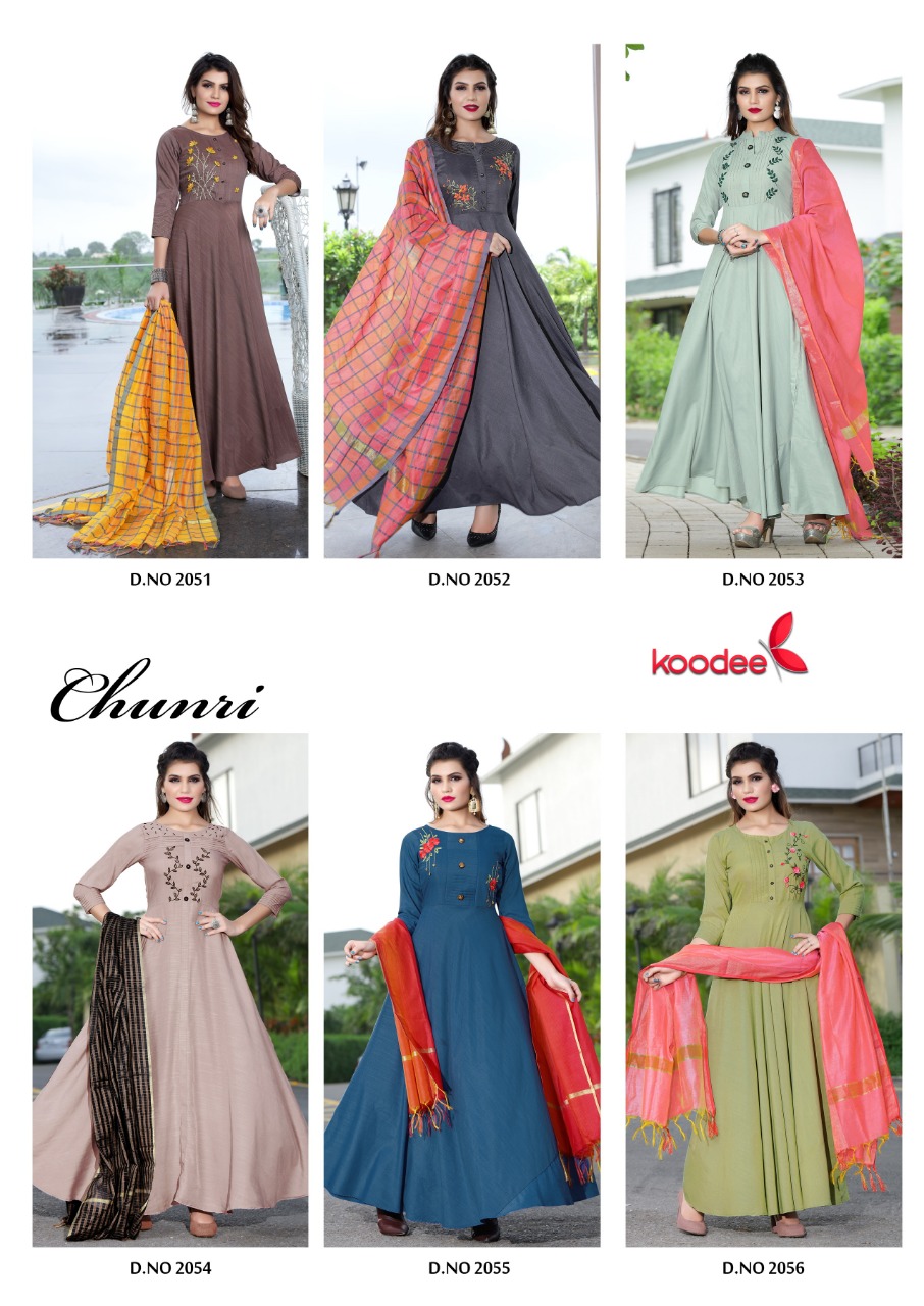 Chunri By Koodee Designer Kurtis With Dupatta Catalogue