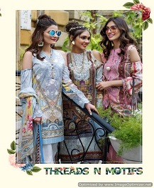Thread N Motif By Deepsy Pure Cotton Pakistani Salwar Suits