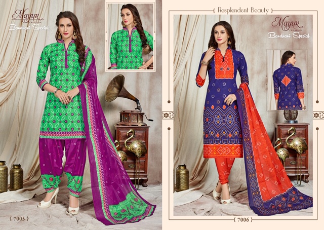 Bandhani Vol 7 By Deeptex Printed Cotton Dress Material Catalogue