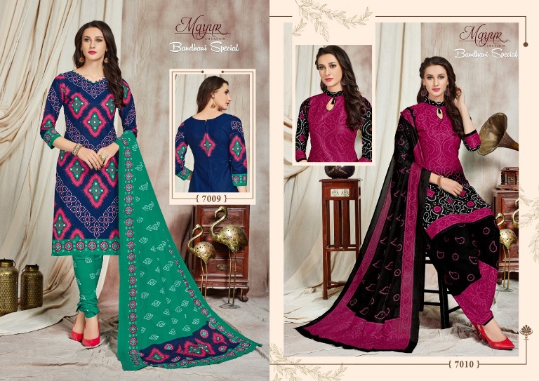 Bandhani Vol 7 By Deeptex Printed Cotton Dress Material Catalogue