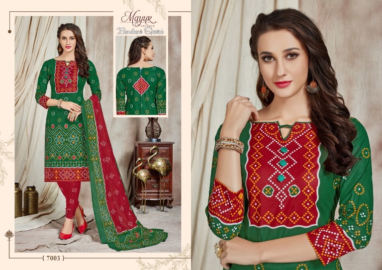 Cotton bandhani dress designs discount