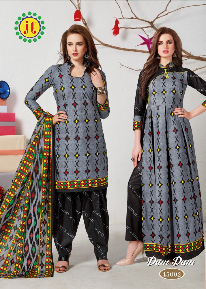 Dumdum Vol 45 By Jt Printed Cotton Dress Material Catalogue