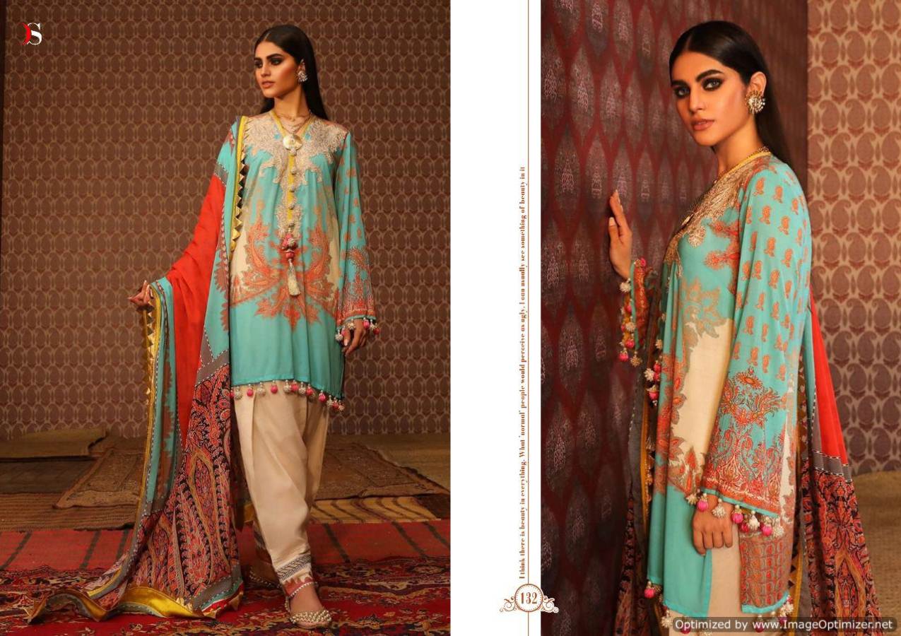 Florent Vol 22 By Deepsy  Pure Cotton With Printed  Pakistani Salwar Suits Catalogue