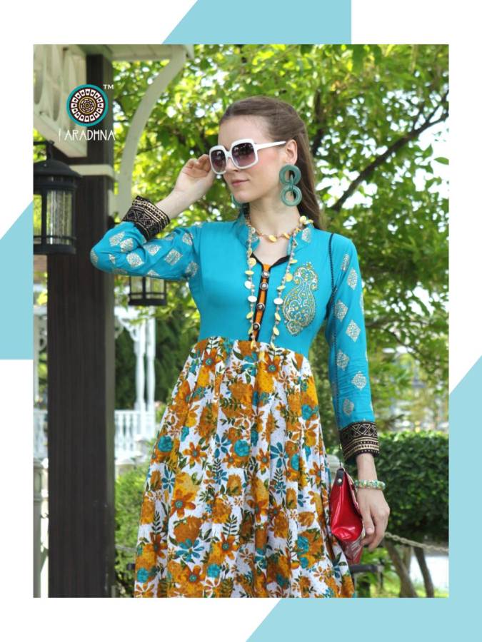 Glamour By Aradhna Heavy Rayon Party Wear Kurtis Catalogue