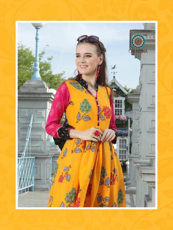Glamour By Aradhna Heavy Rayon Party Wear Kurtis Catalogue
