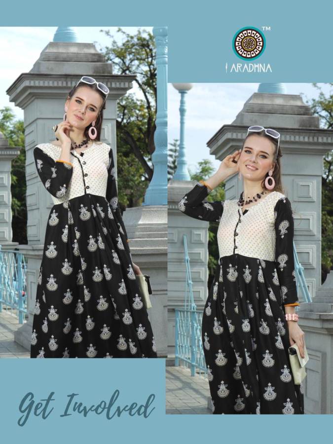 Glamour By Aradhna Heavy Rayon Party Wear Kurtis Catalogue