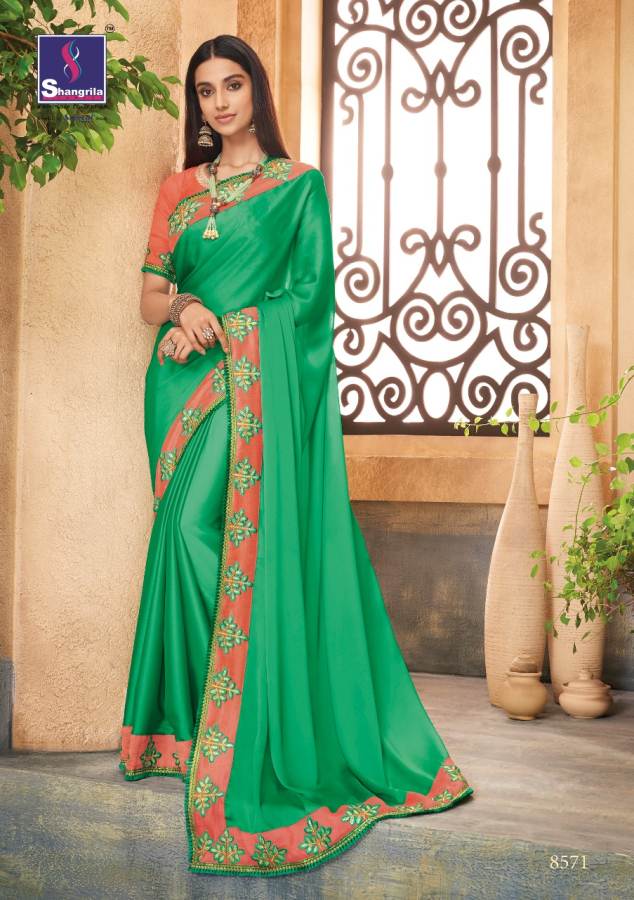 Gulmarg By Shangrila Designer Dola Silk Saree Collection