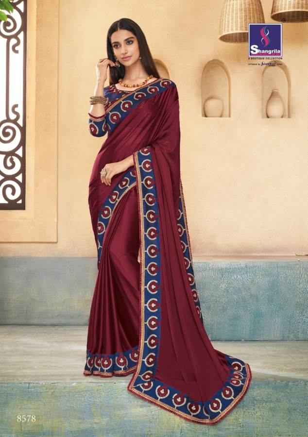 Gulmarg By Shangrila Designer Dola Silk Saree Collection