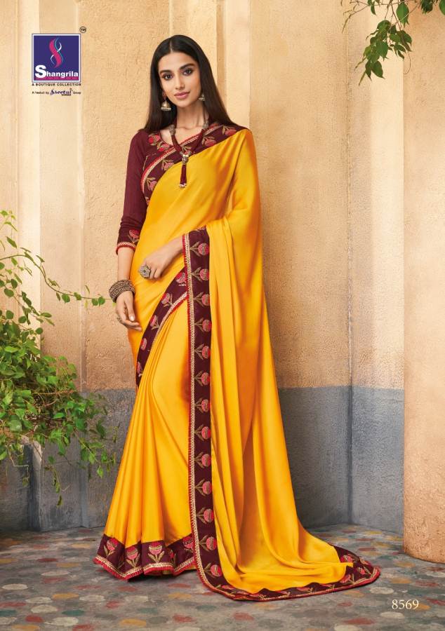 Gulmarg By Shangrila Designer Dola Silk Saree Collection