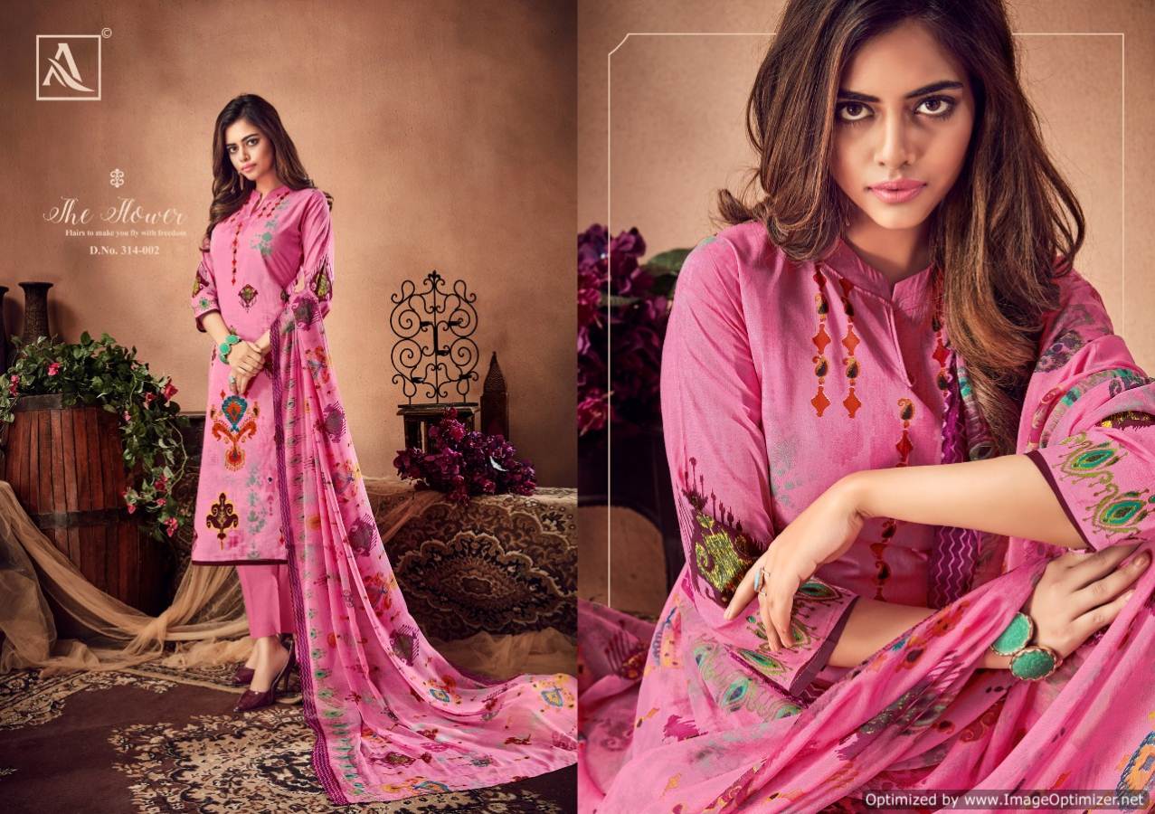 Gulzar By Alok Cambric Cotton Digital Printed Dress Material Collection