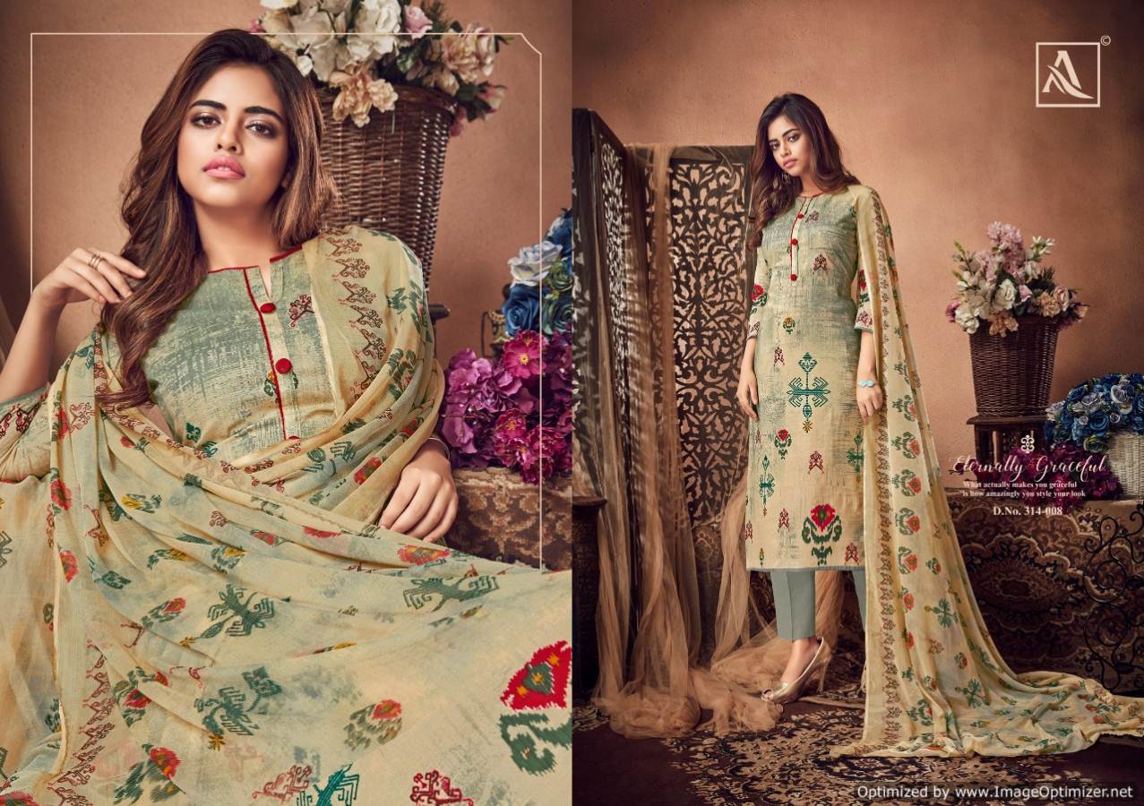 Gulzar By Alok Cambric Cotton Digital Printed Dress Material Collection