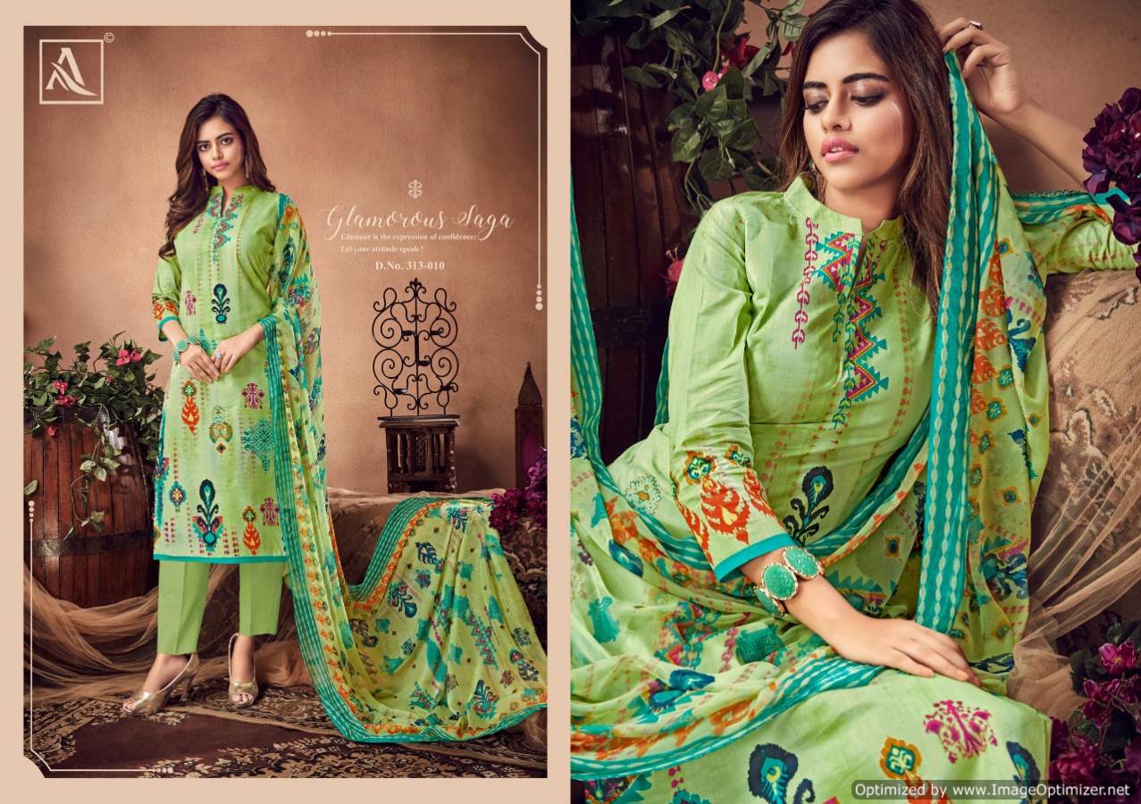 Gulzar By Alok Cambric Cotton Digital Printed Dress Material Collection