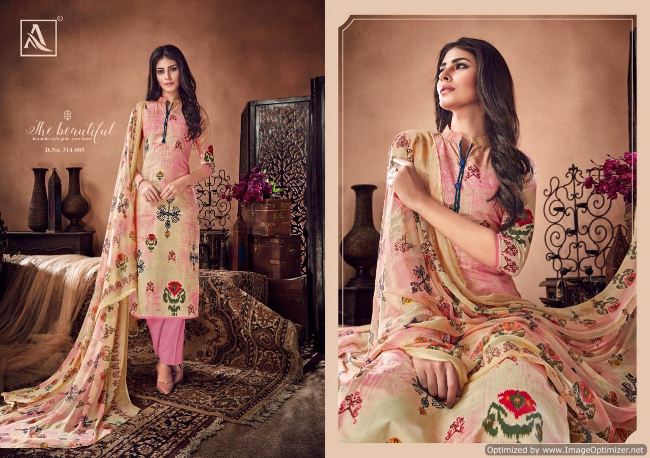 Gulzar By Alok Cambric Cotton Digital Printed Dress Material Collection
