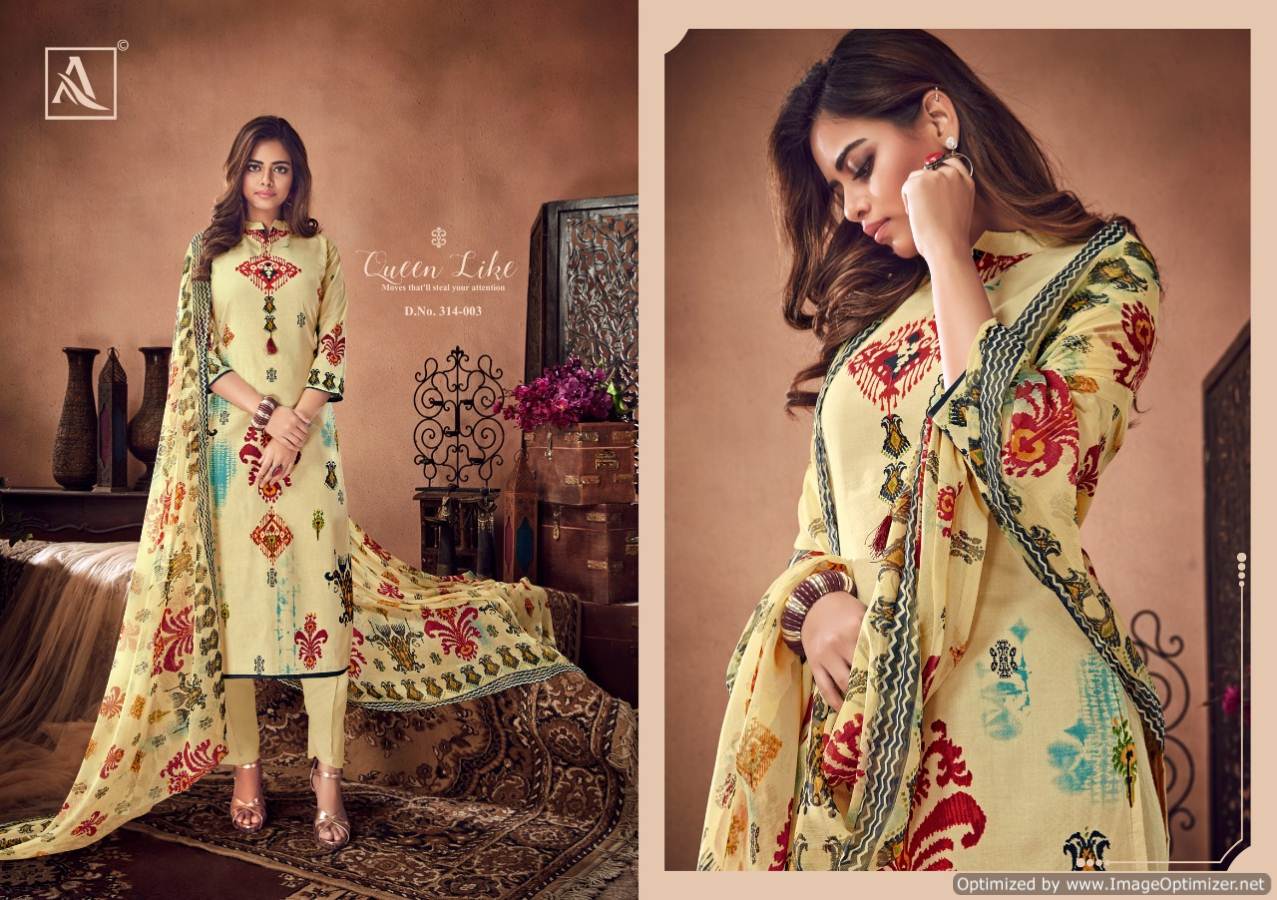 Gulzar By Alok Cambric Cotton Digital Printed Dress Material Collection