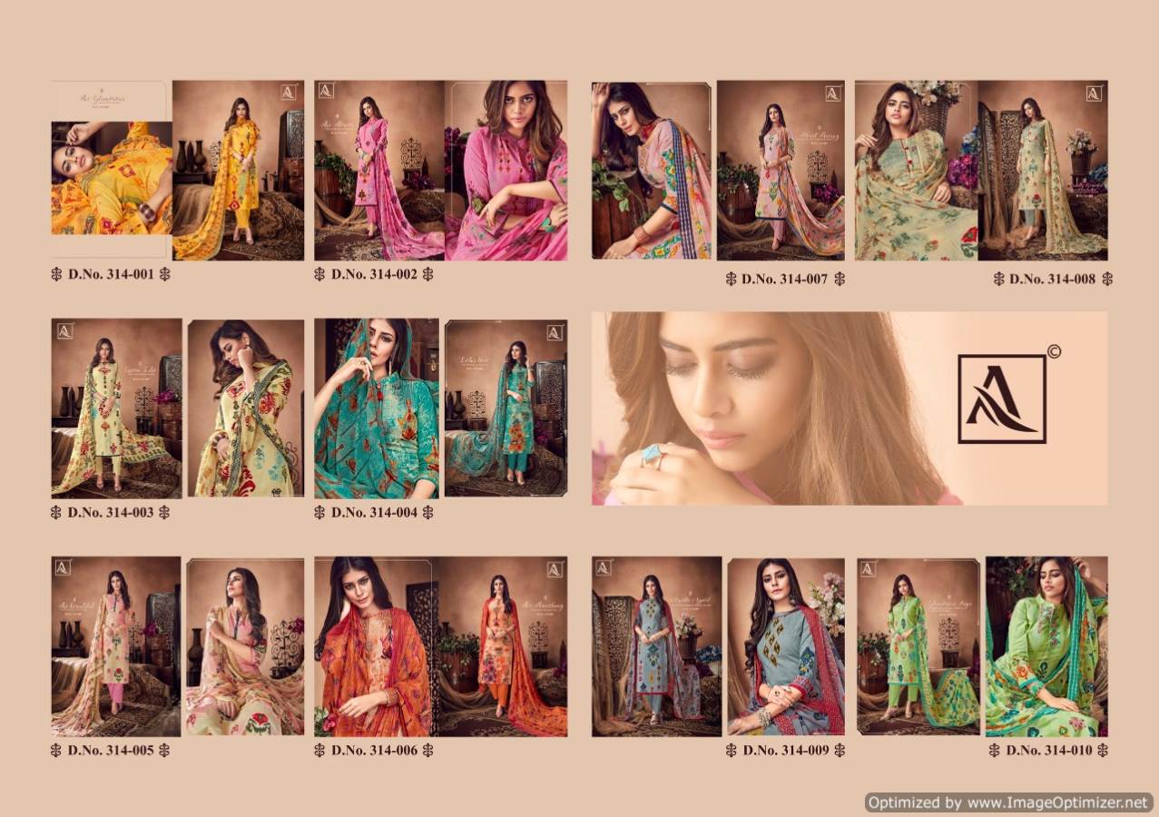 Gulzar By Alok Cambric Cotton Digital Printed Dress Material Collection