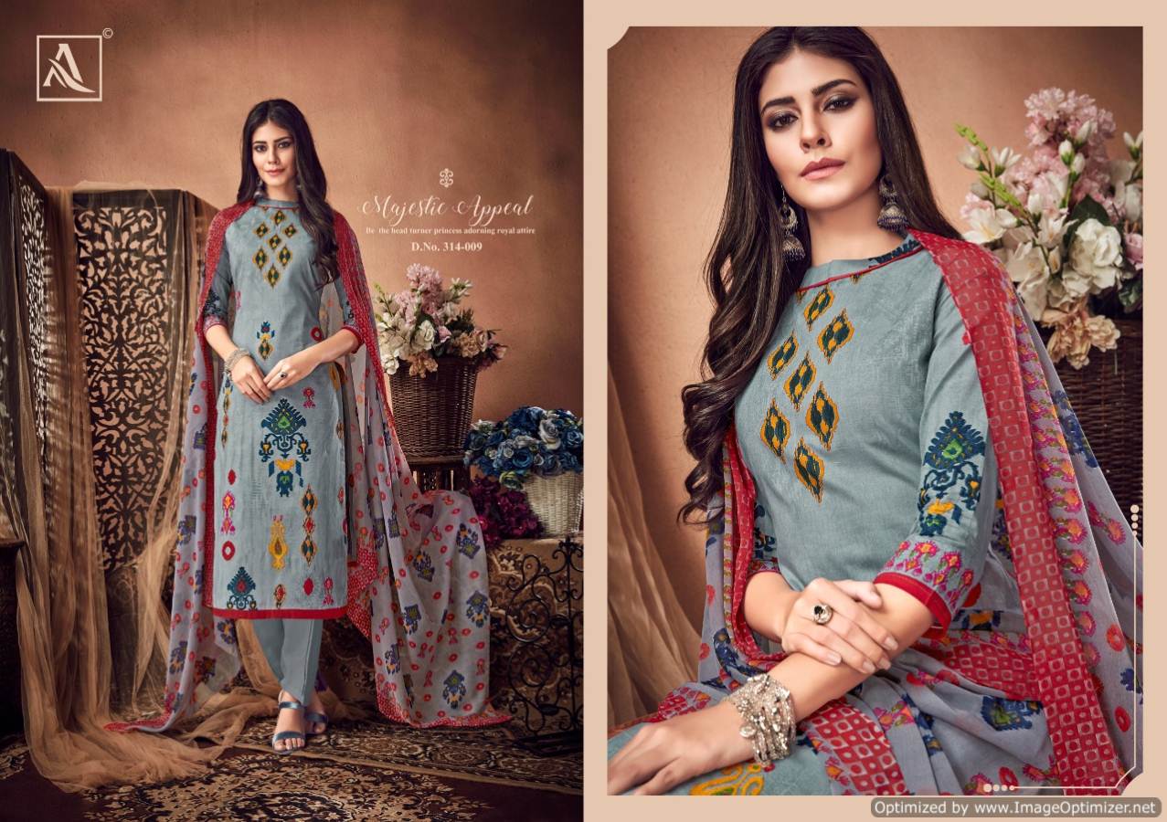 Gulzar By Alok Cambric Cotton Digital Printed Dress Material Collection
