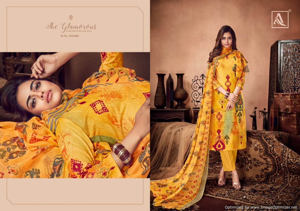 Gulzar By Alok Cambric Cotton Digital Printed Dress Material Collection