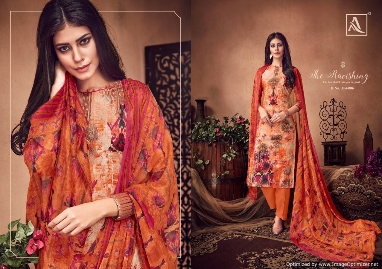 Gulzar By Alok Cambric Cotton Digital Printed Dress Material Collection