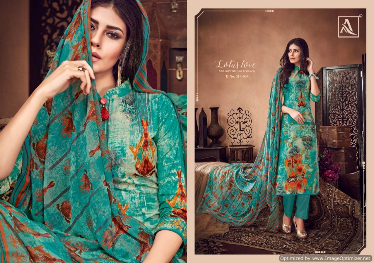 Gulzar By Alok Cambric Cotton Digital Printed Dress Material Collection