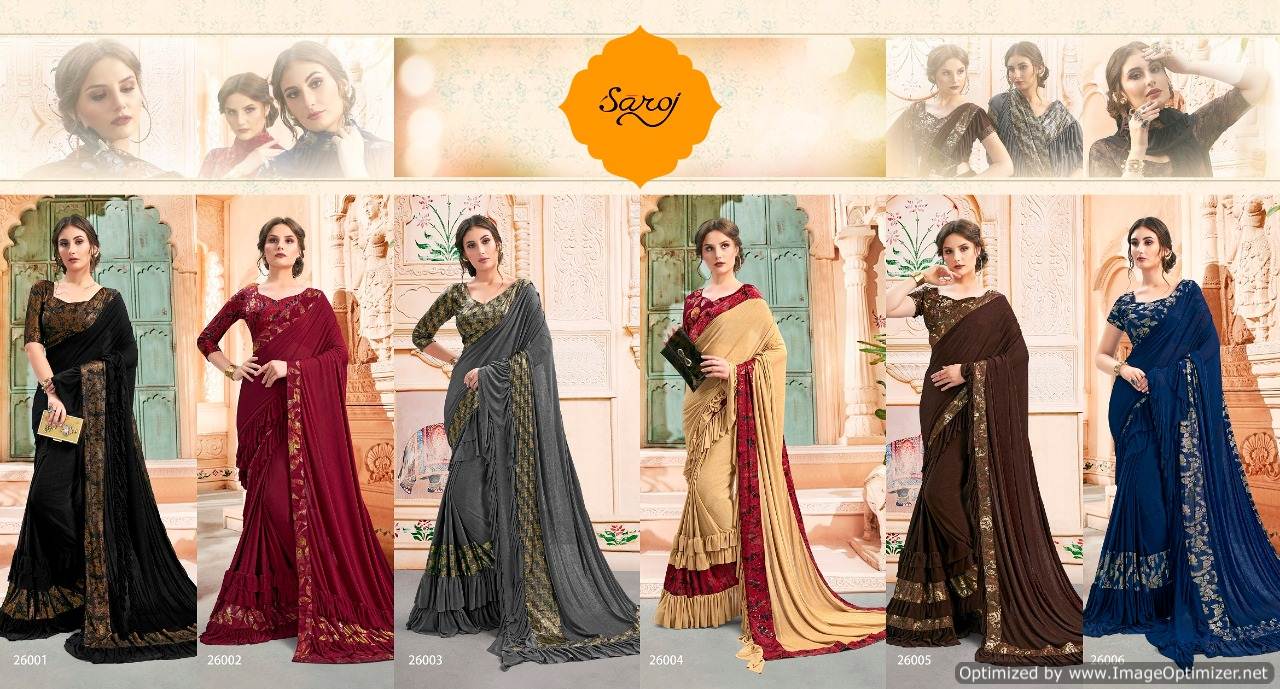 Hotstar By Saroj Heavy Lycra Wedding Wear Sarees Collection