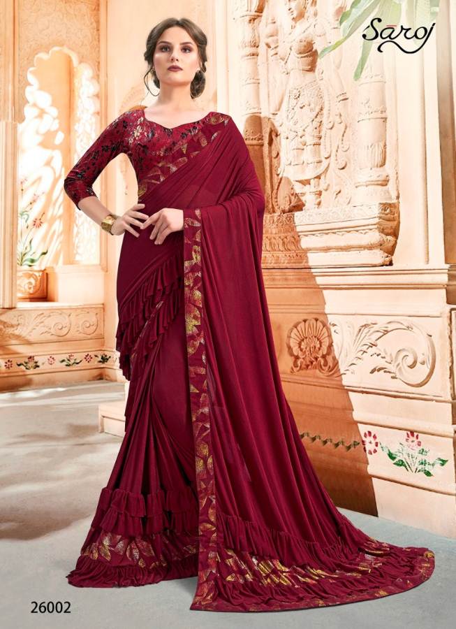 Hotstar By Saroj Heavy Lycra Wedding Wear Sarees Collection
