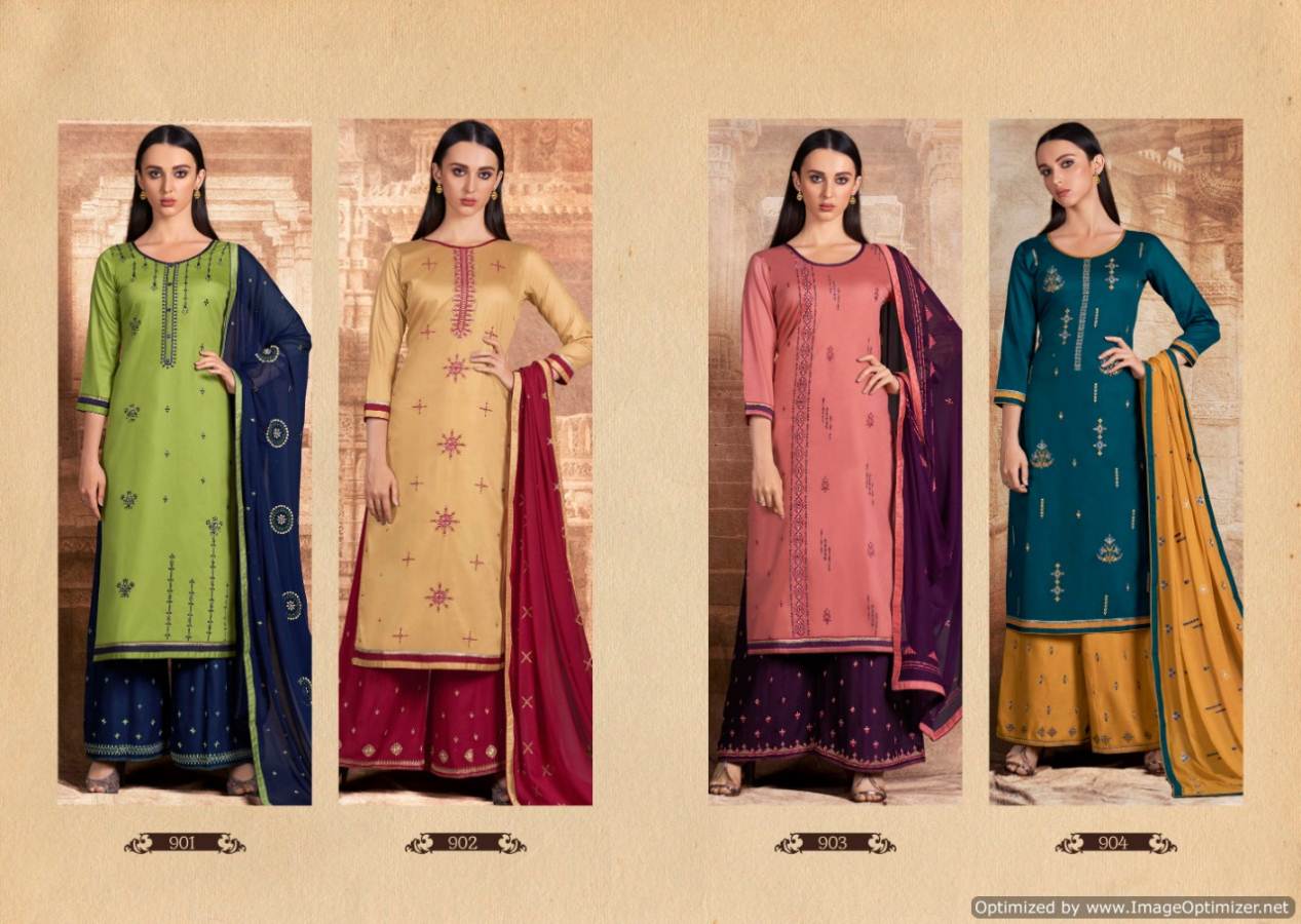 Iris By Kalarang Pure Jam Silk Cotton Dress Material Collection