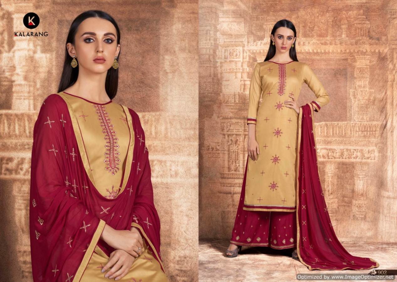 Iris By Kalarang Pure Jam Silk Cotton Dress Material Collection