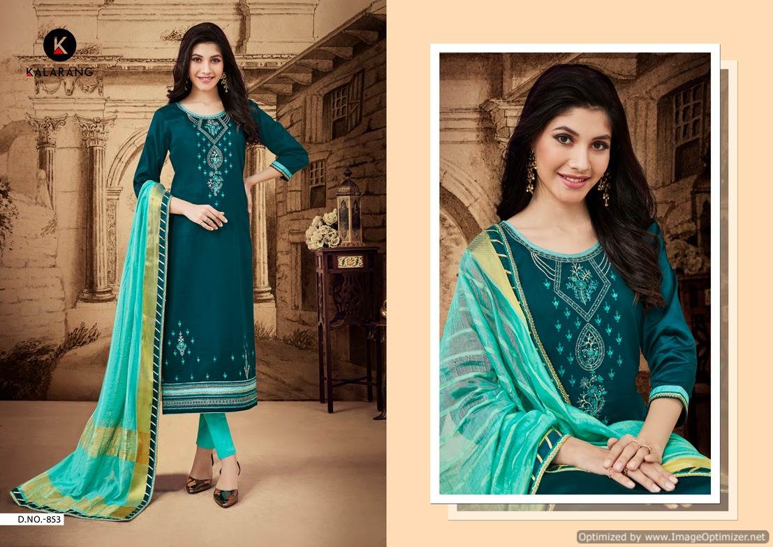 Jasmine Vol 4 By Kalarang Pure Jam Silk Cotton Dress Material Collection
