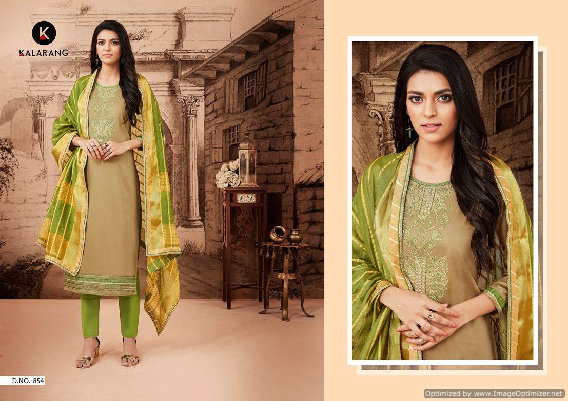 Jasmine Vol 4 By Kalarang Pure Jam Silk Cotton Dress Material Collection