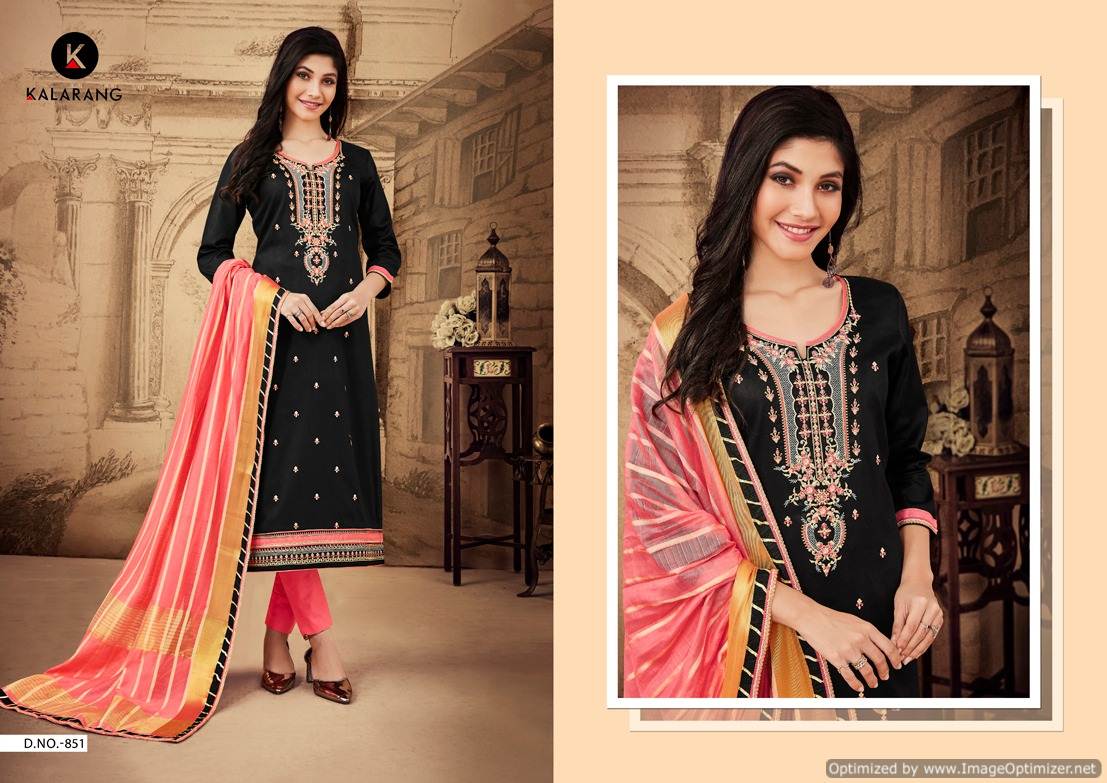 Jasmine Vol 4 By Kalarang Pure Jam Silk Cotton Dress Material Collection
